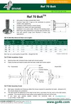 Reference 70 Elevator Bolts - 1