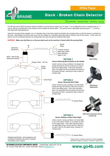 Slack - Broken Chain Detector (for chain conveyors)