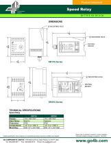 Speed Relay (SR) - Underspeed Relay Contact for Rotation Monitoring - 2