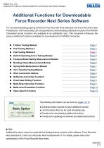 Additional Downloadable Chargeable Functions for Force Recorder Next Series-1