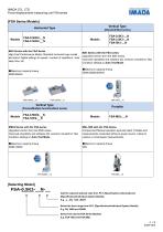 Force-Displacement Measurement Unit FSA series-4