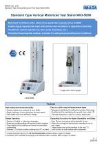 MX3-500N Standard Type Vertical Motorized Test Stand