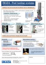 Peel testing system - 1