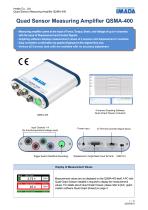 Quad Sensor Measuring Amplifier QSMA-400-1