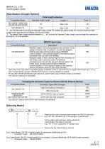 Specification list of cables-5