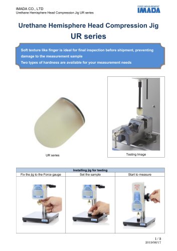 Urethane Spherical Compression Jig  UR series
