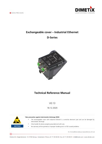 Exchangeable cover – Industrial Ethernet D-Series