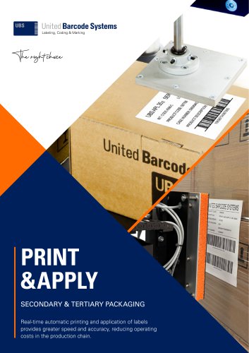 Automatic Label Applicator - APL Series by United Barcode Systems