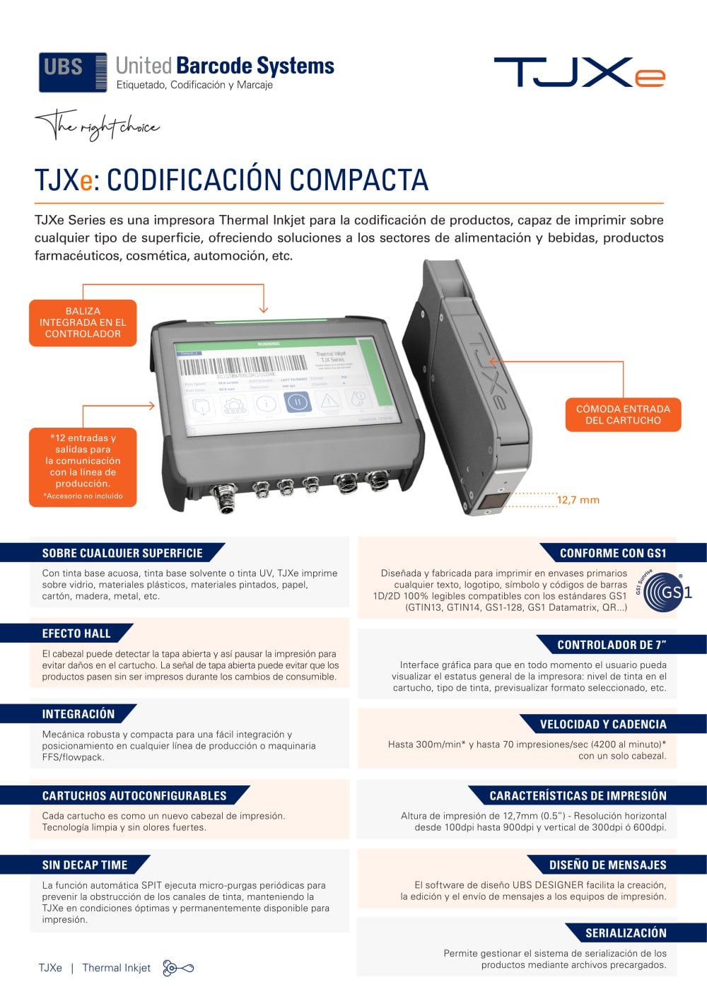 TJXe Series - UBS United Barcode Systems