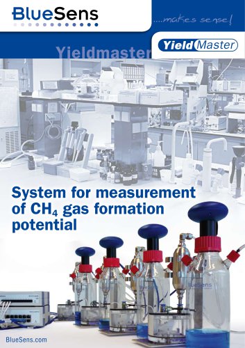 Yieldmaster: biogas analysis with precision volumenometers