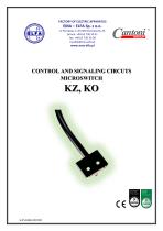CONTROL AND SIGNALING CIRCUTSMICROSWITCHKZ, KO-1