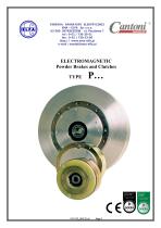 P series - Electrmagnetic Powder Brakes and Clutches-1