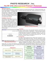 The PR -81 OL Ultra Low-Level Pritchard" Photometer-1