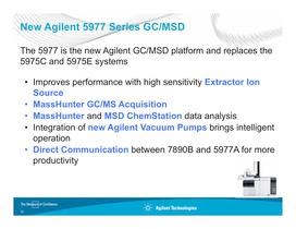 Agilent GC-MSD and QTOF - 12