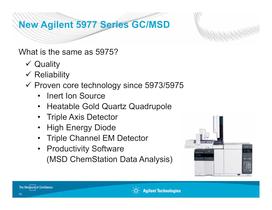 Agilent GC-MSD and QTOF - 13