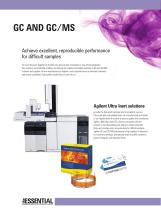 THE ESSENTIAL CHROMATOGRAPHY & SPECTROSCOPY CATALOG, GC AND GC/MS 2015-2016 - 2