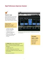 PSA Series High-Performance Spectrum Analyzers - 4