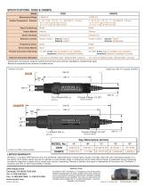 BNC Terminated ORP SENSORS: O92B & O94BPE-2