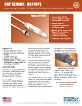 Heavy-Duty BNC Terminated ORP SENSOR: O94FBPE-1