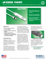 Heavy-Duty BNC Terminated pH SENSOR: P94FBPE-1