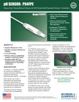 Heavy-Duty Preamplified pH SENSOR: P94FPE-1