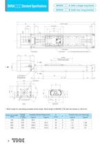 Caged Ball Miniature LM Guide Actuator Model SKR20/26-10