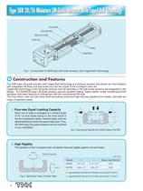 Caged Ball Miniature LM Guide Actuator Model SKR20/26-2