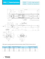 Caged Ball Miniature LM Guide Actuator Model SKR20/26-8