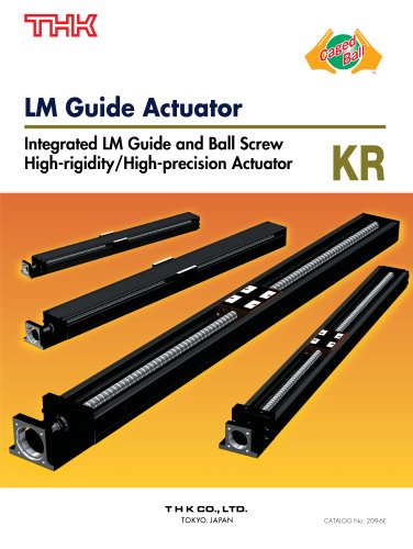 LM Guide Actuator KR - THK - PDF Catalogs