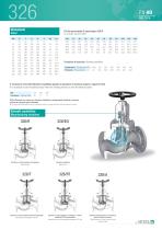 326 Streamlined flow valve outside screw traditional type-2