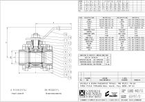 Ball valve – Item EURO 442-1