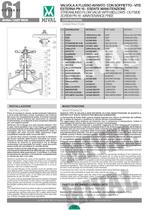 Cast iron and nodular cast iron streamlined flow valves outside screw PN 16-25-2