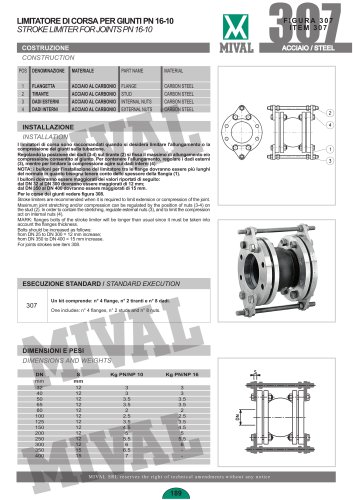 Stroke limiter for Joints