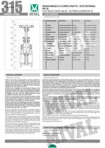 Traditional Gate Valves Outside screw PN16-25-40-2