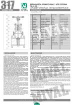 Traditional Gate Valves Outside screw PN16-25-40-4