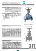 Traditional Gate Valves Outside screw PN16-25-40-5