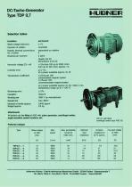 DC-Tacho-Generator Type TDP 0,7