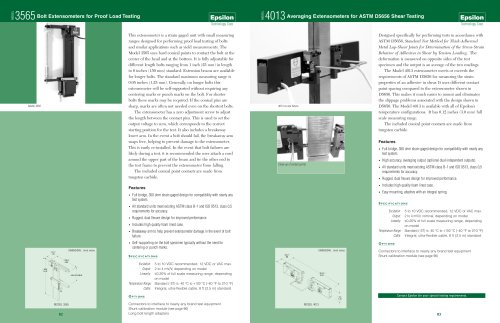 Model 3565 Bolt Extensometer for Proof Load Testing and Model 4013 Averaging Extensometer for ASTM D5656 Shear Tests