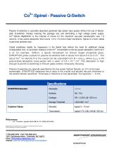 Co2+:Spinel - Passive Q-Switch - 1