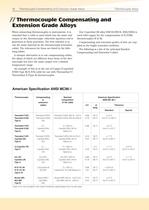 KANTHAL  Alloys for Thermocouples, Extension and-20