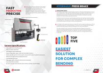 HYDRAULIC PRESS BRAKE MACHINE CATALOGUE-3