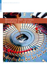 Miniature Ball Screws Diameter 3 – 16 mm-1