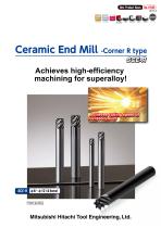 Ceramic End Mill -Corner R type-1