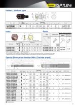 High Efficiency Finishing  Indexable Special Shape Tool Series GP1LB-3