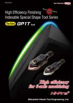 Indexable Special Shape Tool Series "GALLEA" GP1T type-1