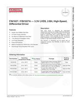 FIN1027 3.3V LVDS 2-Bit High Speed Differential Driver - 1