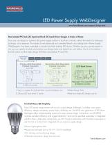 LED Power Supply WebDesigner Product Overview - 1