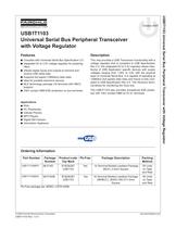 USB1T1103 Universal Serial Bus Peripheral Transceiver with Voltage Regulator - 1