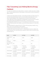 Fiber Transmitting Laser Welding Machine - 1