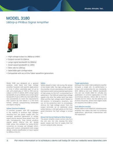 MODEL 3180